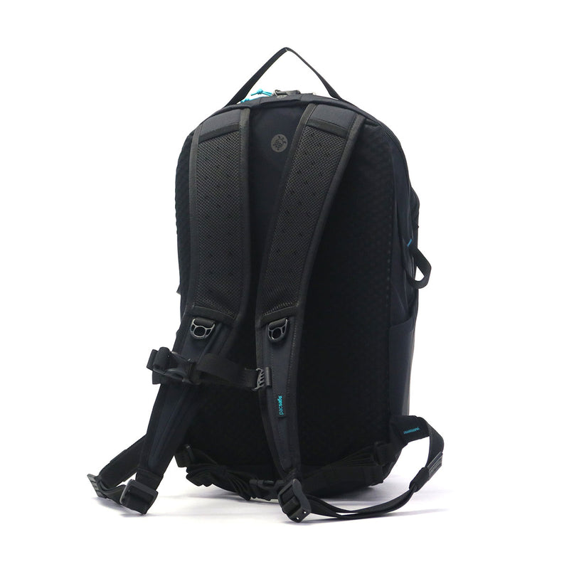 Pek Backpack Selamat untuk Lelaki dan Wanita Jenama Pacsafe Ransel Bergaya Kasual Rakaman Ringan Bergaya Air Penghancuran Hiking Perjalanan Perjalanan Luar Negara Keselamatan Skimming Pencegahan RFID A4 18L Eco Backpack