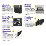 パックセーフ ボディバッグ メンズ レディース ワンショルダー pacsafe ショルダー ブランド かっこいい 小さめ 小さい 盗難防止 スキミング防止 斜めがけ 高機能 ファスナー 2.5L V アクションスリング