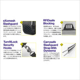 パックセーフ トートバッグ メンズ レディース 軽量 大きめ 通勤 通学 A4 pacsafe ブランド カジュアル リュック 撥水 盗難防止 防犯 旅行 アウトドア PC収納 出張 キャリーオン 丈夫 軽い 2WAY B4 16inch 15L GO