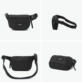 パックセーフ ボディバッグ メンズ レディース 軽量 pacsafe ブランド カジュアル 撥水 盗難防止 防犯 斜めがけ 旅行 日常使い おでかけ アウトドア 無地 おしゃれ コンパクト 小さめ 1L GO マイクロスリング