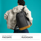 パックセーフ リュック メンズ レディース 大容量 軽量 pacsafe ブランド カジュアル 通勤 通学 ビジネス 軽い A4 出張 旅行 撥水 PC トラベル 盗難防止 GO 25L バックパック