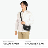 【正規取扱店】 パイロットリバー ショルダーバッグ メンズ 斜めがけバッグ 小さめ ブランド PAILOT RIVER バッグ 本革 斜めがけ 軽量 軽い 大人 レザー 革 無地 ミニショルダー 日本製 レザーベルト PR-BGRMLB-S