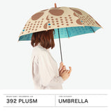サンキューニプリュスエム 傘 レディース ブランド 392plusm 長傘 軽量 軽い 丈夫 晴雨兼用傘 日傘 雨傘 遮光 遮熱 UVカット 手開き 大人 女性 可愛い かわいい カラー 水玉 親骨55cm maru パラブレラ マル Q270
