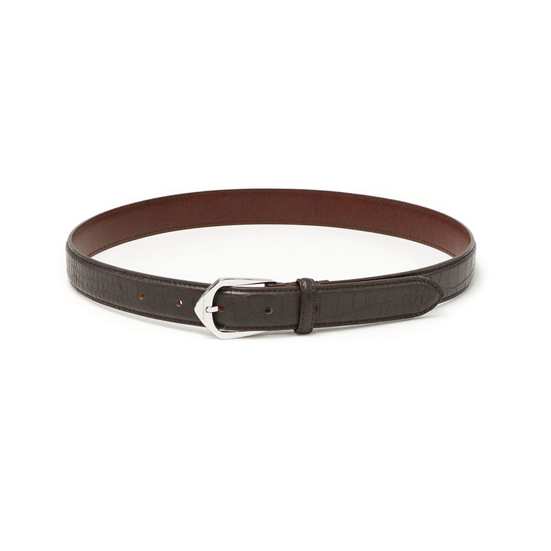 ペッレモルビダ ベルト Barca Belt（クロコ型押し） EMBOSSED LEATHER BAB003