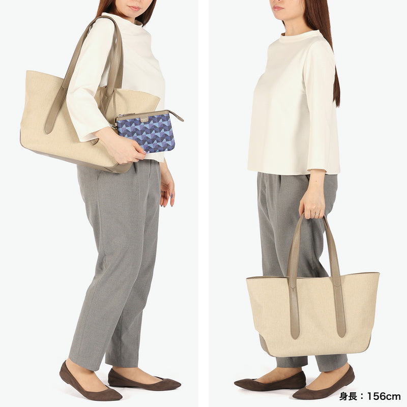 ペッレモルビダ トートバッグ 大きめ メンズ レディース A4 キャンバス 横 PELLE MORBIDA バッグ カジュアル 軽量 軽い トート ポーチ付き コットンキャンバス 綿 日本製 Cinque Terre チンクエ テッレ CT013