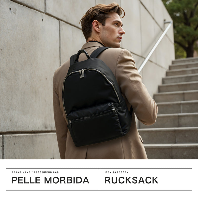 ペッレモルビダ リュック メンズ 大容量 PELLE MORBIDA バッグ ビジネス おしゃれ ブランド 大きめ デイパック 大人 通勤バッグ 通勤リュック シンプル 日本製 B4 HYDROFOIL バックパック HYD018