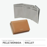 ペッレモルビダ 三つ折り財布 レディース コンパクト 財布 PELLE MORBIDA 本革 牛革 レザー ブランド カード カード収納 小銭入れ 小銭 シンプル 上品 ミニ財布 日本製 Barca ミニウォレット KBA619