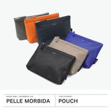 ペッレモルビダ ポーチ レディース メンズ ブランド 小物入れ PELLE MORBIDA 小物 コスメ 化粧 レザー 革 牛革 撥水 シンプル おしゃれ コラボ 日本製 A5 Cinque Terre バーニーズ ニューヨーク×PELLE BNCT011