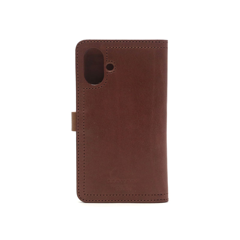 [Authorized Dealer] Red Moon Smartphone Case, Notebook Type, iPhone16Plus, REDMOON, iPhone, iPhone Case, Smartphone Cover, Genuine Leather, Leather, Saddle Leather, Mobile Case, Card Storage, Made in Japan, iPhone16Plus, Case, RM-IPC-16Plus