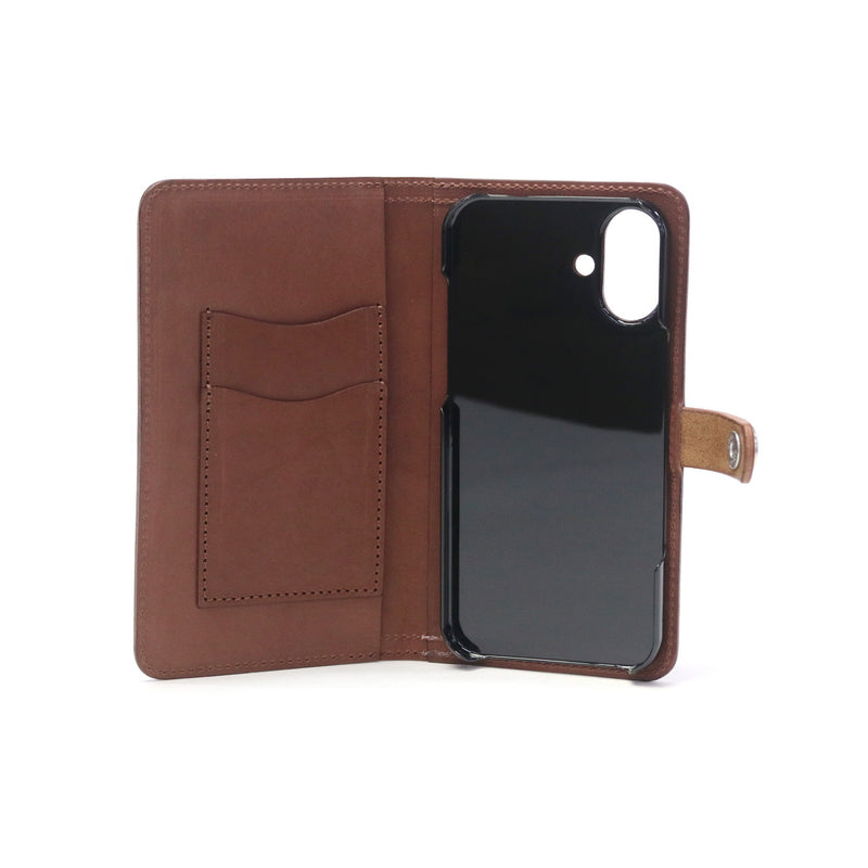 [Authorized Dealer] Red Moon Smartphone Case, Notebook Type, iPhone16Plus, REDMOON, iPhone, iPhone Case, Smartphone Cover, Genuine Leather, Leather, Saddle Leather, Mobile Case, Card Storage, Made in Japan, iPhone16Plus, Case, RM-IPC-16Plus