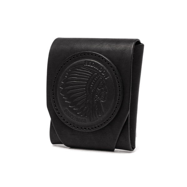 【正規取扱店】 レッドムーン 財布 メンズ レディース 二つ折り REDMOON コンパクト ブランド 本革 札入れ 小さめ コインケース ミニ財布 小銭入れ 日本製 REDMOONロゴパッチ付きミニウォレット RM-R01E