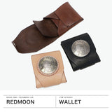 【正規取扱店】 レッドムーン 財布 メンズ レディース 二つ折り REDMOON コンパクト ブランド 本革 札入れ 小さめ コインケース ミニ財布 小銭入れ 小さい レザー 牛革 日本製 機能的なミニウォレット RM-R01GM