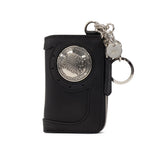 【正規取扱店】 レッドムーン 財布 二つ折り財布 メンズ レディース REDMOON 二つ折 二つ折り ブランド 本革 レザー L字ファスナー 小銭入れあり コンチョ 51mmコンチョ付きL型ジップウォレット BAREBACK-01A51