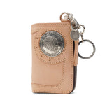 【正規取扱店】 レッドムーン 財布 二つ折り財布 メンズ レディース REDMOON 二つ折 二つ折り ブランド 本革 レザー L字ファスナー 小銭入れあり コンチョ 51mmコンチョ付きL型ジップウォレット BAREBACK-01A51