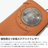 【正規取扱店】 レッドムーン 財布 二つ折り財布 メンズ レディース REDMOON 二つ折 二つ折り ブランド 本革 レザー L字ファスナー 小銭入れあり コンチョ 51mmコンチョ付きL型ジップウォレット BAREBACK-01A51