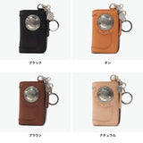 【正規取扱店】 レッドムーン 財布 二つ折り財布 メンズ レディース REDMOON 二つ折 二つ折り ブランド 本革 レザー L字ファスナー 小銭入れあり コンチョ 51mmコンチョ付きL型ジップウォレット BAREBACK-01A51