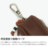 【正規取扱店】 レッドムーン キーケース メンズ レディース スマートキー REDMOON 本革 レザー コンパクト 鍵入れ キーリング 小さい ラウンドファスナー 日本製 インディアンコンチョ付きキーバッグ S-RM-KB1