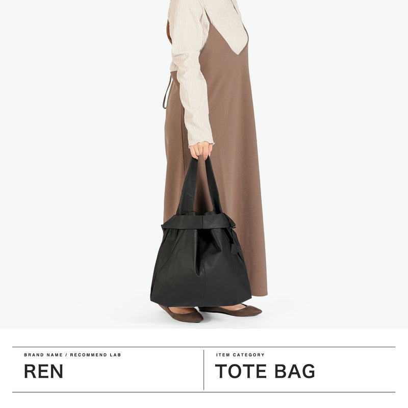 REN トートバッグ レディース メンズ A4 大きめ レン 軽量 革 レザー 本革 山羊革 トート バッグ 縦型 カジュアル 2WAY ブランド ワンハンドル おしゃれ 大人 マチなし bare ベアー 2wayレジブクロM 1-11-13602