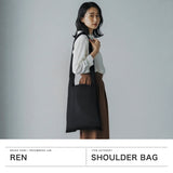 REN ショルダーバッグ メンズ レディース 大きめ レン バッグ ショルダー 斜めがけ ブランド A4 本革 革 レザー 大人 シンプル おしゃれ 肩掛け 日本製 HALLIE #30 レジブクロ ショルダー 1-30-13122
