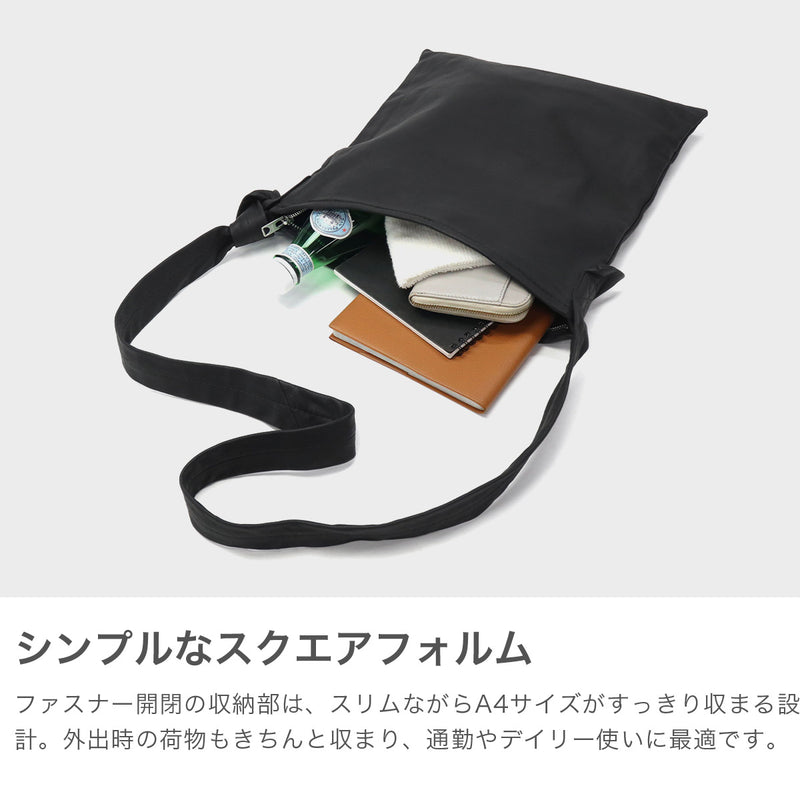REN ショルダーバッグ メンズ レディース ブランド レン バッグ カバン 斜めがけ 大人 軽量 A4 革 本革 縦型 やぎ革 ショルダーバッグ 斜めがけバッグ BARE ベアー bare zipスクエアショルダーS 1-11-30651