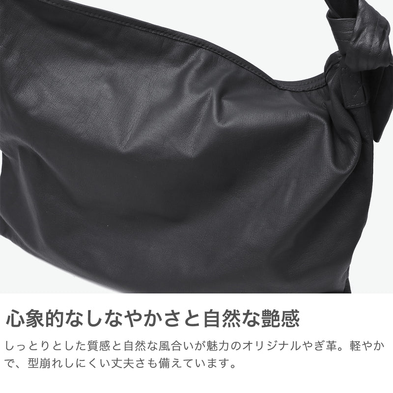 REN ショルダーバッグ メンズ レディース 大きめ レン 斜めがけ 軽量 ブランド 革 本革 レザー やぎ革 A4 B4 斜めがけバッグ 大人 ファスナー BARE ベアー zipスクエアショルダーM 1-11-30652