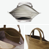 REN トートバッグ レディース 小さめ レン バッグ トート カバン 軽量 軽い コンパクト ミニ 小さい ブランド 本革 革 日本製 無地 シンプル マチ 手持ち Sサイズ A5 #36 Lustra ランチバッグS 1-36-10101