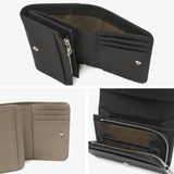 REN 二つ折り財布 レディース 本革 ブランド レン 財布 日本製 大人 二つ折 かぶせ 革 レザー 小銭入れ カード入れ コンパクト きれいめ おしゃれ 上品 シンプル PHILIP ポストマンウォレットS 3-51-12121