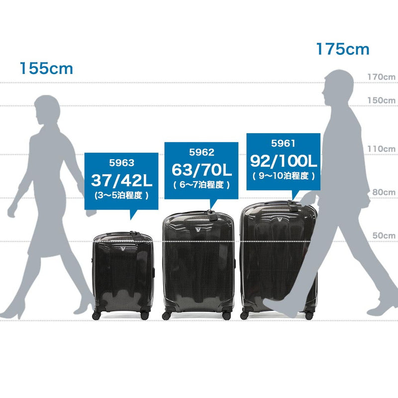 ロンカート スーツケース 機内持ち込み Sサイズ RONCATO 拡張 軽量 メンズ レディース キャリーケース 37L 42L 3泊4日 3泊 4泊 出張 旅行 ビジネス 大人 TSロック ジッパー おしゃれ イタリア製 WE ARE DLX 5963