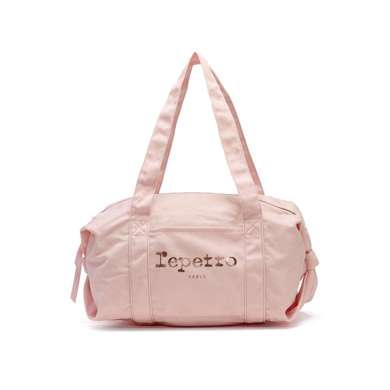 Repetto Boston Bag 여성용 소규모 브랜드 Repetto Bag Leightweight stylish stylish 귀여운 귀여운 캐주얼 소형 미니 보스턴 더플 백로 로고 One Point Ribbon Women A5