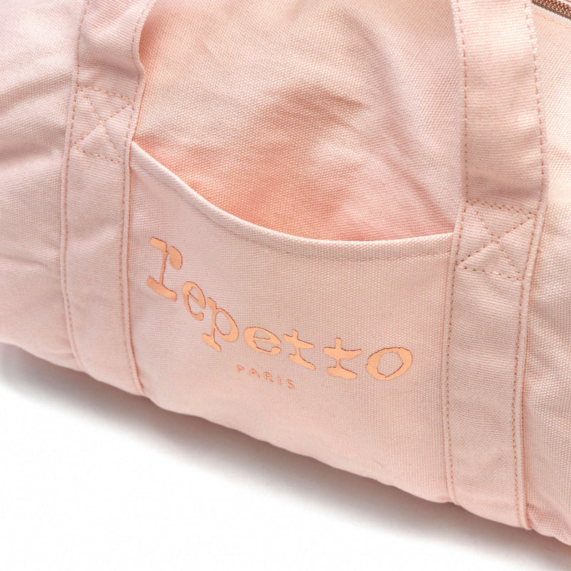 Repetto Boston Bag Women's Small Brand Repetto Bag Lightweight Stylish Cute Cute Casual Compact Mini Mini Boston Duffel Bag Cotton Logo One Point Ribbon Women A5