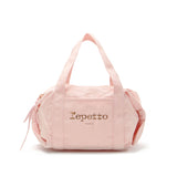 Repetto Boston Bag 여성용 소규모 브랜드 Repetto Bag Leightweight Workyable Cute Cute Coupal Clocual Compact Mini Boston Duffel Bag Cotton Logo One Point Ribbon Women