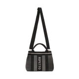 レペット トートバッグ レディース Repetto 小さめ ミニトート バッグ ショルダー 軽量 軽い ブランド トート かわいい おしゃれ 大人 ロゴ ストライプ柄 カジュアル 女性 2WAY A5 CABAS REPETTO