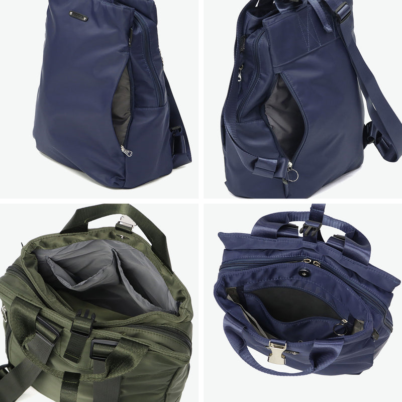 ルートート リュック レディース ROOTOTE バッグ 通勤 おしゃれ 軽量 きれいめ 撥水 はっ水 上品 ナイロン トート ビジネス 通勤 シンプル カジュアル きれいめ 2WAY A4 LT.セオルー.アンサンブル-A 1068
