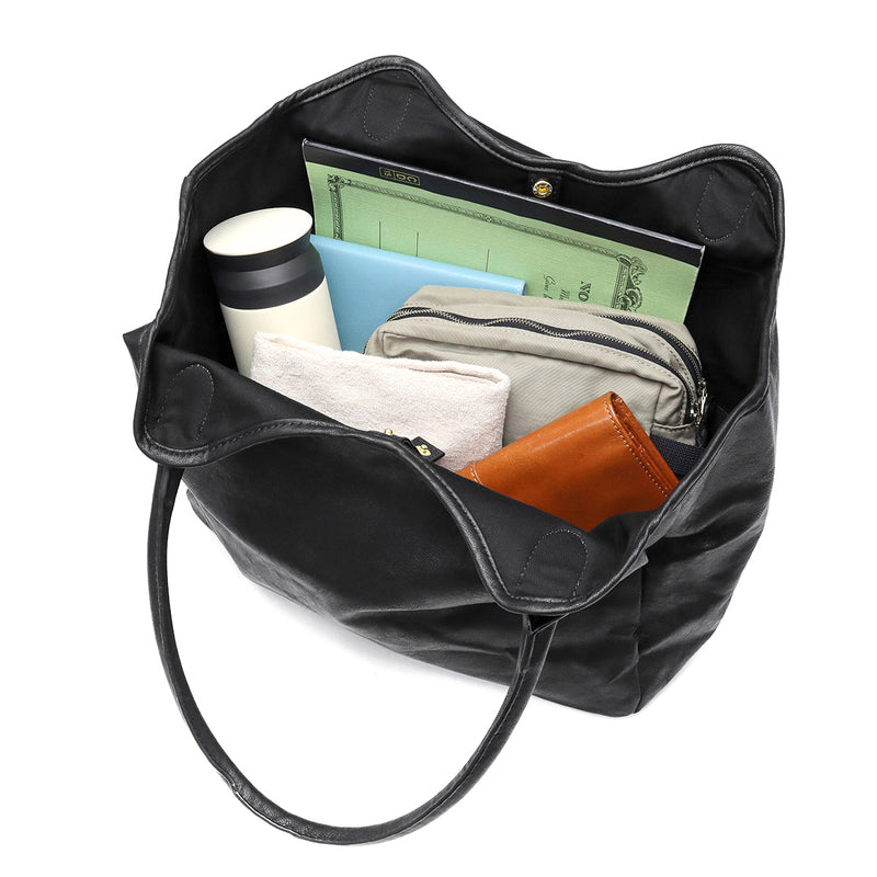 ルートート トートバッグ レディース A4 ROOTOTE トート バッグ 軽量 ブランド 肩掛け 軽い 通勤 ビジネス オフィス 通勤バッグ 合皮 シンプル 無地 おしゃれ 上品 ハビチェル 女性 SC.ハビチェル.シームリー-A 3638