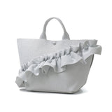 ルートート トートバッグ レディース かわいい ROOTOTE ブランド 小さめ ニット フリル 自立 シンプル 上品 軽量 軽い 横型 手洗い可能 ウォッシャブル 大人 おしゃれ B5 ルフル EU.デリ.ルフルラッフル-B 3715