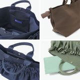 ルートート トートバッグ レディース かわいい ROOTOTE ブランド 小さめ ニット フリル 自立 シンプル 上品 軽量 軽い 横型 手洗い可能 ウォッシャブル 大人 おしゃれ B5 ルフル EU.デリ.ルフルラッフル-B 3715