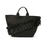ルートート トートバッグ レディース かわいい ROOTOTE ブランド 小さめ ニット フリル 自立 シンプル 上品 軽量 軽い 横型 手洗い可能 ウォッシャブル 大人 おしゃれ B5 ルフル EU.デリ.ルフルラッフル-B 3715