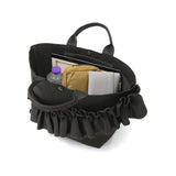 ルートート トートバッグ レディース かわいい ROOTOTE ブランド 小さめ ニット フリル 自立 シンプル 上品 軽量 軽い 横型 手洗い可能 ウォッシャブル 大人 おしゃれ B5 ルフル EU.デリ.ルフルラッフル-B 3715