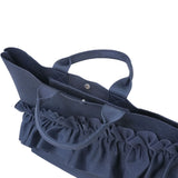 ルートート トートバッグ レディース かわいい ROOTOTE ブランド 小さめ ニット フリル 自立 シンプル 上品 軽量 軽い 横型 手洗い可能 ウォッシャブル 大人 おしゃれ B5 ルフル EU.デリ.ルフルラッフル-B 3715