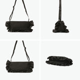 ルート―ト ショルダーバッグ レディース かわいい ROOTOTE ブランド 斜め掛け ニット フリル 自立 シンプル 上品 軽い 長さ調節可能 手洗い可能 ウォッシャブル 大人 おしゃれ ルフル EU.ベビールー.ルフルラッフル-B 3716