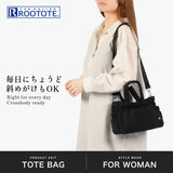 ルートート トートバッグ レディース ミニ 小さめ ファスナー付き ブランド 軽量 ROOTOTE ミニトート 肩掛け 斜めがけ 普段使い ナイロン かわいい シャーリング 2WAY  LT.ベビールー.メトロパフ-A 3738