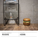 リバーズ コースター おしゃれ 木製 セット 可愛い Rivers ハンバーガー かわいい ドリッパーホルダー 小物入れ トレー キッチン雑貨 インテリア コーヒー カフェ 積み木 ハンバーガーコースターズ スタックス プラス AP001
