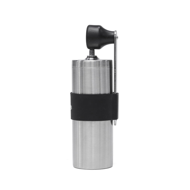 リバーズ コーヒーミル 小型 Rivers ブランド アウトドア キャンプ コーヒー ミル 手動 120ml ブラック シルバー 日本製 手挽き 粗挽き 細挽き 豆挽き 粒度調節 持ち運び コーヒーグラインダー グリット2 CF008