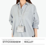 ステッチアンドソー 財布 レディース 小さい 薄い StitchandSew ブランド かわいい コンパクト 本革 革 山羊革 コインケース ミニウォレット L字 ジップ 小さめ 日本製 WALLET 革紐付き 首掛け Lジップ財布(小) LZS200