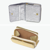 ステッチアンドソー 二つ折り財布 レディース 札 小銭 ブランド ファスナー StitchandSew 財布 かわいい 本革 大人 日本製 二つ折り 革 三洋革 レザー おしゃれ ミニ財布 小さめ WALLET 小さなお財布 VS200