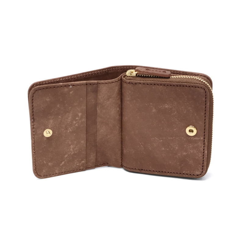 ステッチアンドソー 二つ折り財布 レディース 札 小銭 ブランド ファスナー StitchandSew 財布 かわいい 本革 大人 日本製 二つ折り 革 牛革 レザー おしゃれ ミニ財布 小さめ WALLET 小さなお財布 VS104