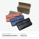 【正規取扱店】 スタンダードサプライ 長財布 メンズ レディース 財布 STANDARD SUPPLY 本革 革 レザー ブランド 小銭入れ カード カード入れ かぶせ おしゃれ シンプル カジュアル 日本製 PAL LONG FLAP WALLET