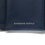 Standard Supply Wallet Standard Supply Three Fold Wallet Ladies Genuine Leather Men's Compact TRIFOLD WALLET Wallet Leather Leather Short Wallet