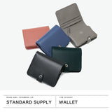 【正規取扱店】 スタンダードサプライ 二つ折り財布 メンズ レディース ブランド 財布 STANDARD SUPPLY 本革 革 レザー 小銭入れ カード入れ 二つ折 おしゃれ シンプル コンパクト 日本製 PAL SNAP WALLET