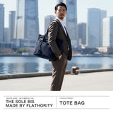 ザソールビスメイドバイフラソリティ トートバッグ メンズ レディース 大きめ A4 キャンバス THE SOLE BIS made by Flathority ビジネス カジュアル 無地 ブランド 自立 撥水 キャンバスレザートートバッグ JOHN